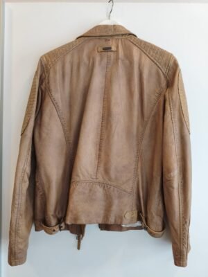 Damen-Lederjacke, antik beige, Gr. L