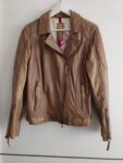 Damen-Lederjacke, antik beige, Gr. L